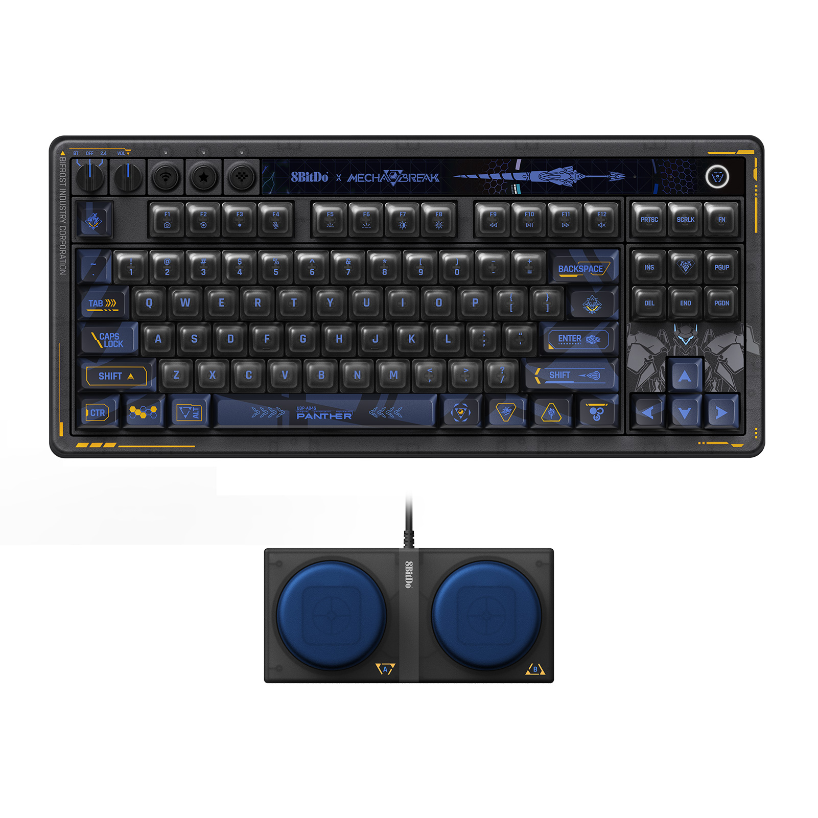 8BitDo Retro 87 Mechanical Key - đánh giá và giá Gaming Keyboard Bluetooth