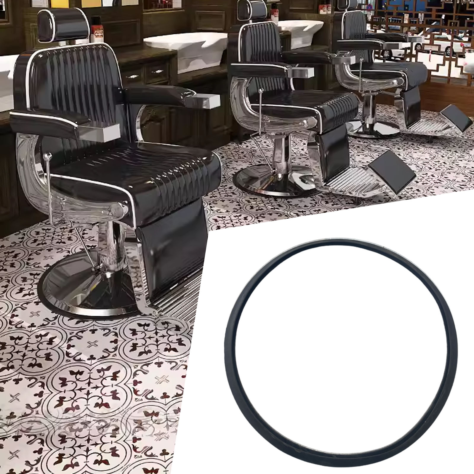 Barber Chair Rubber Base Ring  - đánh giá và giá Gasket Mount Kit