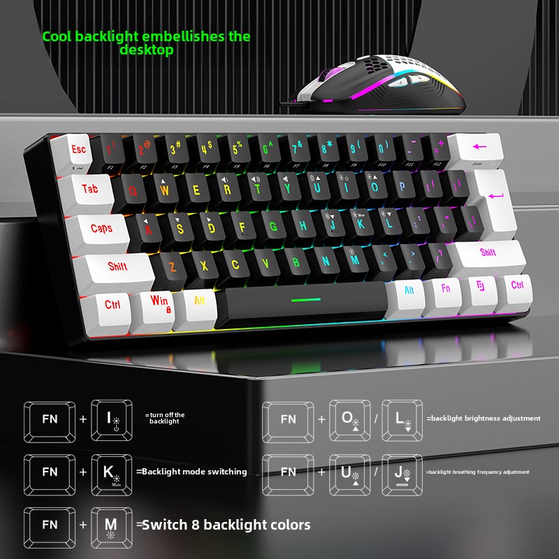 Keyboard and Mouse Sets 60% RG - đánh giá và giá Gaming Keyboard Mouse And Headset Combo